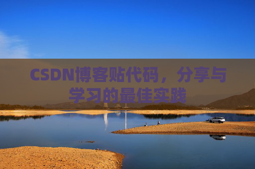 CSDN博客贴代码，分享与学习的最佳实践